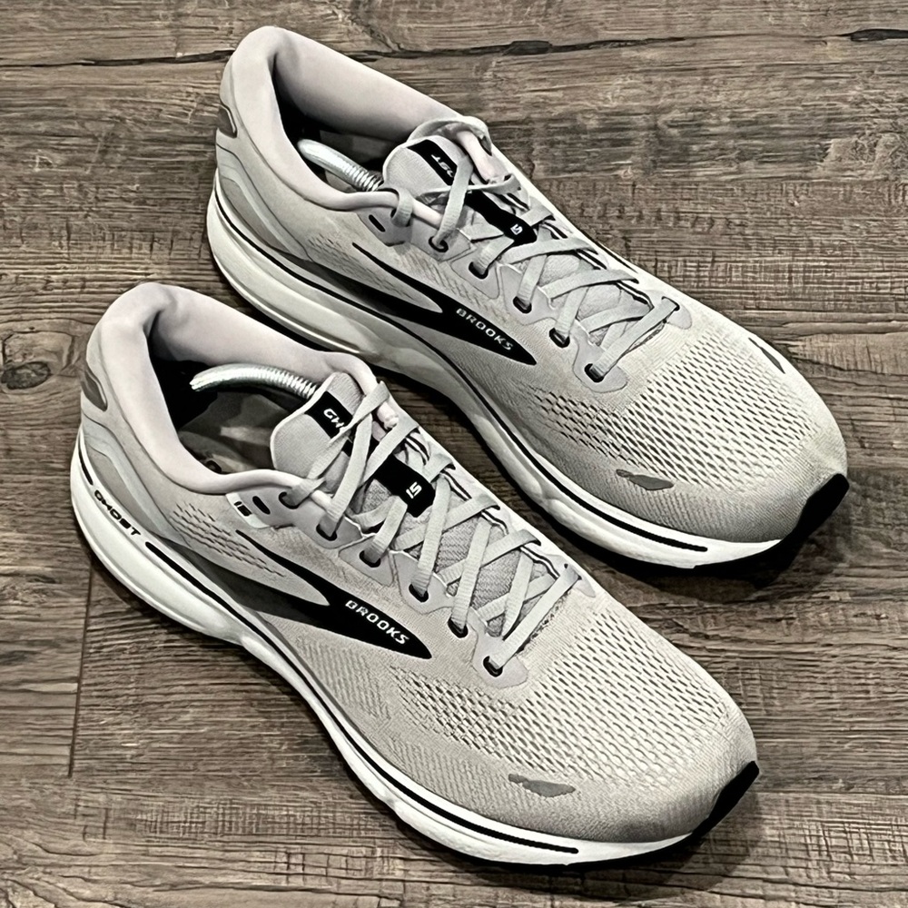 Brooks Ghost 15 Mens Alloy/Oyster/Black, Multiple sizes, New In Box Size 12.5